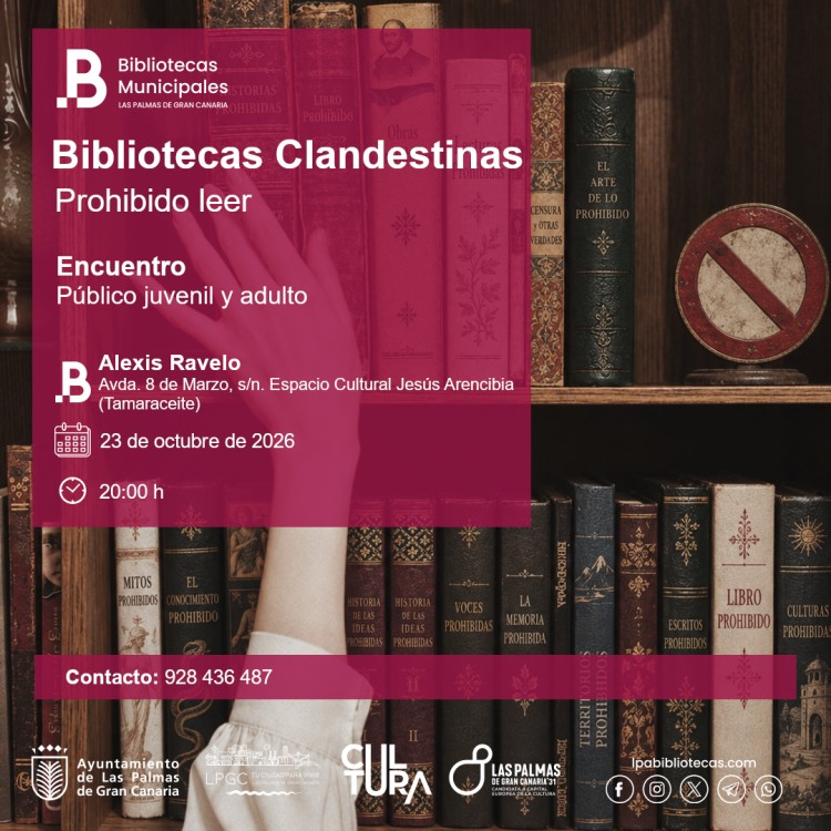 Event image Bibliotecas Clandestinas: Prohibido leer