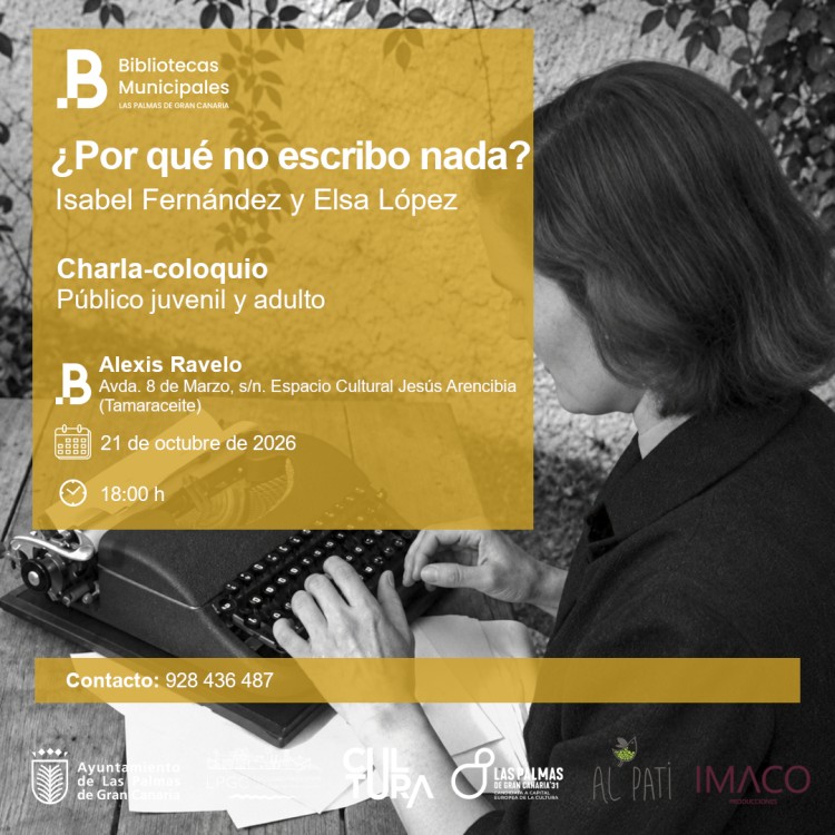 Imagen de un evento ¿Por qué no escribo nada?