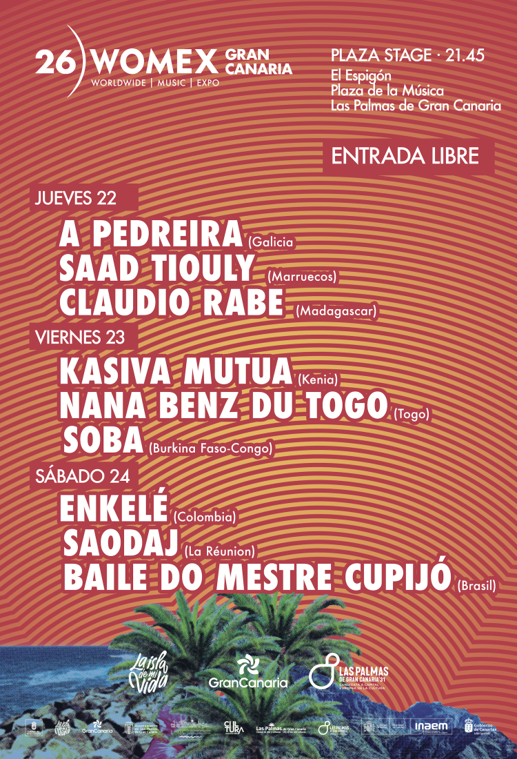 Imagen de una noticia WOMEX Gran Canaria programa nueve conciertos gratuitos en apoyo a la candidatura a la capitalidad cultural europea en 2031